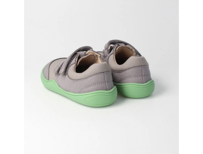 Zapato barefoot vegano con doble velcro...