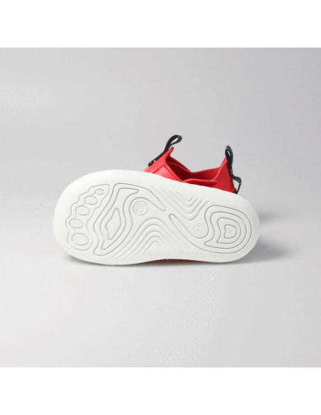 Sandalia barefoot vegana con velcro bLIFESTYLE Rojo