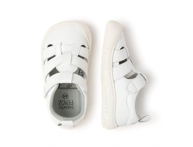 Zapato Feroz Irta Rocker Blanco Microfibra
