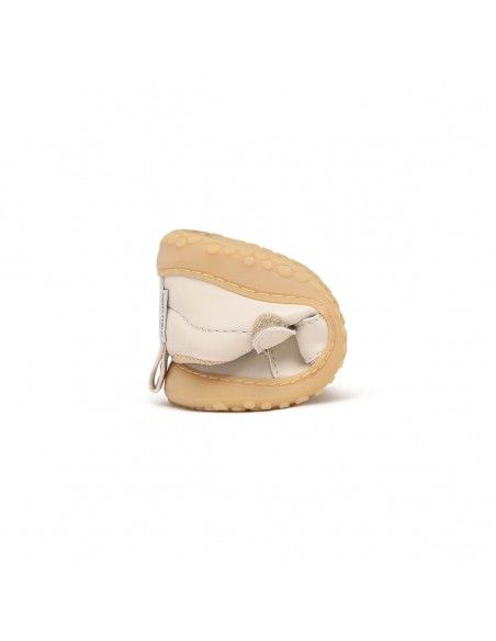 Zapato Feroz Irta Rocker Beige Microfibra Nobuck