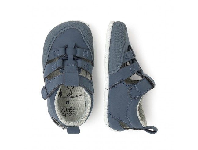 Zapato Feroz Sandalia Canet Azul Microfibra...