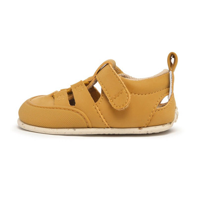 Zapato Feroz Sandalia Canet Mostaza Microfibra Serraje