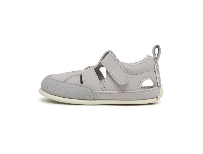 Zapato Feroz Sandalia Irta Gris Microfibra Nobuck