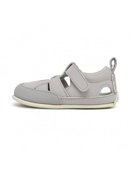 Zapato Feroz Sandalia Irta Gris Microfibra Nobuck