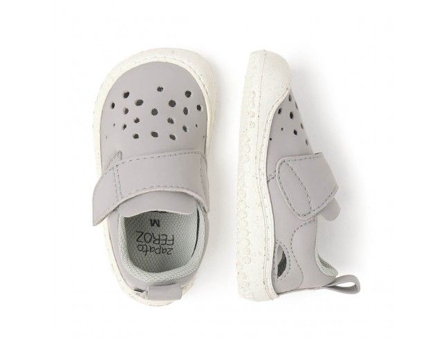 Zapato Feroz Benisa Gris Microfibra Nobuck