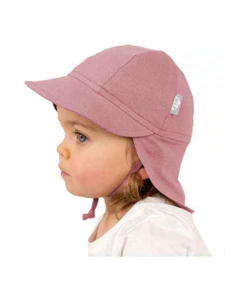 Sombrero con protección solar ajustable Sun Soft Baby Dusty Rose