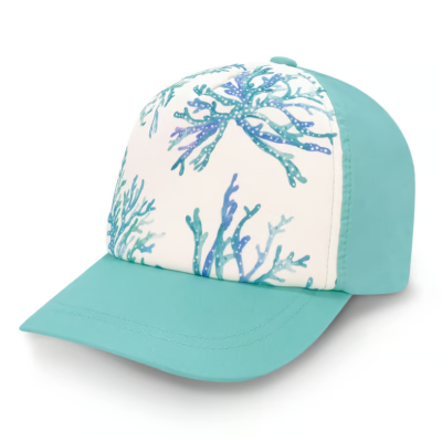 Visera con protección solar Xplorer Cap Coral Blue