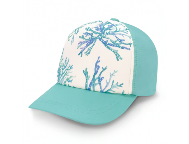 Visera con protección solar Xplorer Cap Coral Blue
