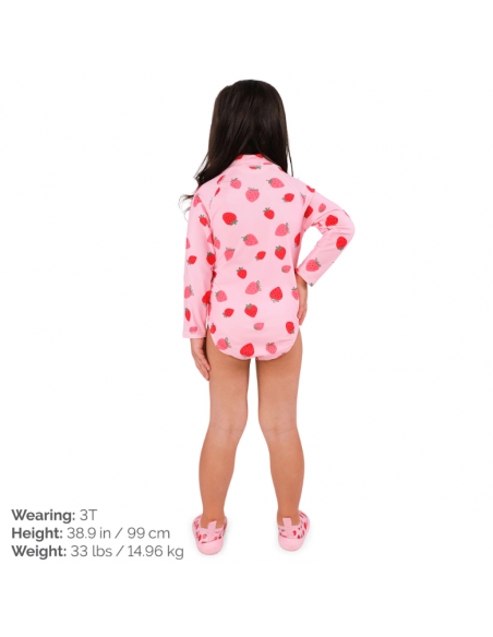 Bañador con protección solar Pink Strawberry