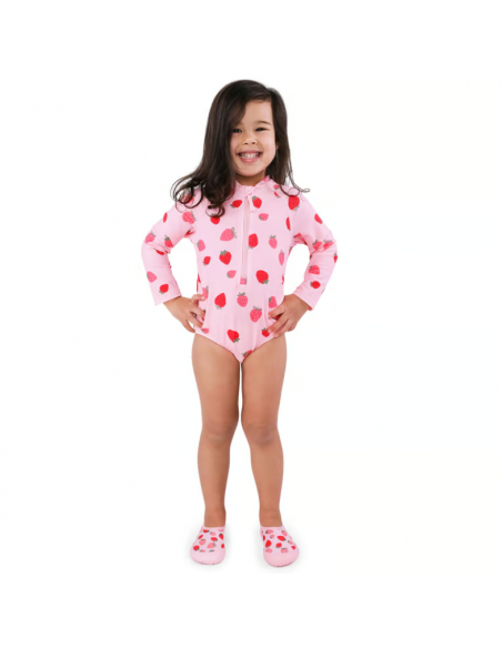 Bañador con protección solar Pink Strawberry