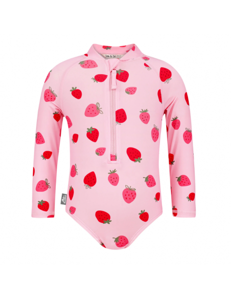 Bañador con protección solar Pink Strawberry
