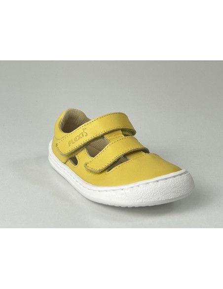 Sandalia barefoot Flexi Nens Piel Amarillo