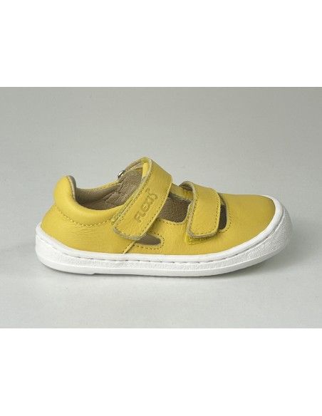Sandalia barefoot Flexi Nens Piel Amarillo