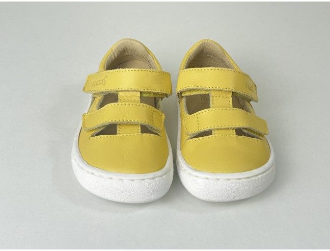 Sandalia barefoot Flexi Nens Piel Amarillo