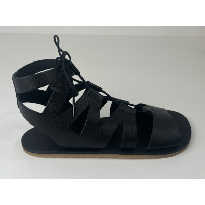 Sandalia barefoot romana Vivant Negro