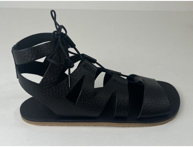 Sandalia barefoot romana Vivant Negro