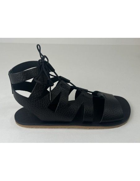 Sandalia barefoot romana Vivant Negro