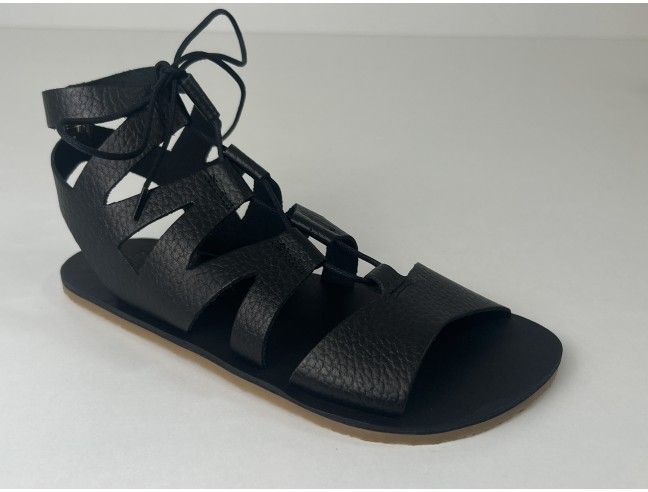 Sandalia barefoot romana Vivant Negro