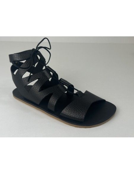 Sandalia barefoot romana Vivant Negro