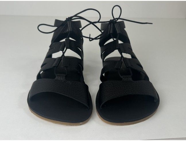 Sandalia barefoot romana Vivant Negro