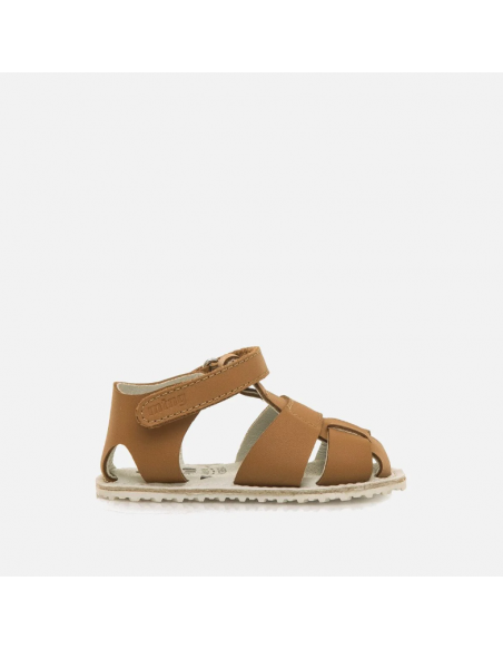 Sandalia barefoot napa Camel Mustang Free