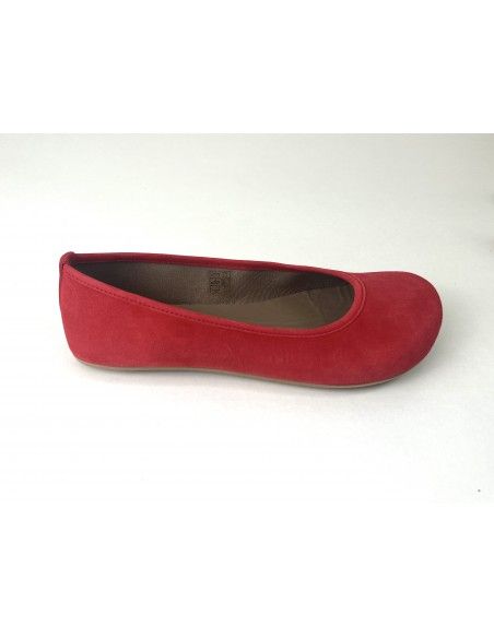 Bailarina barefoot Ria Menorca Ante Rojo