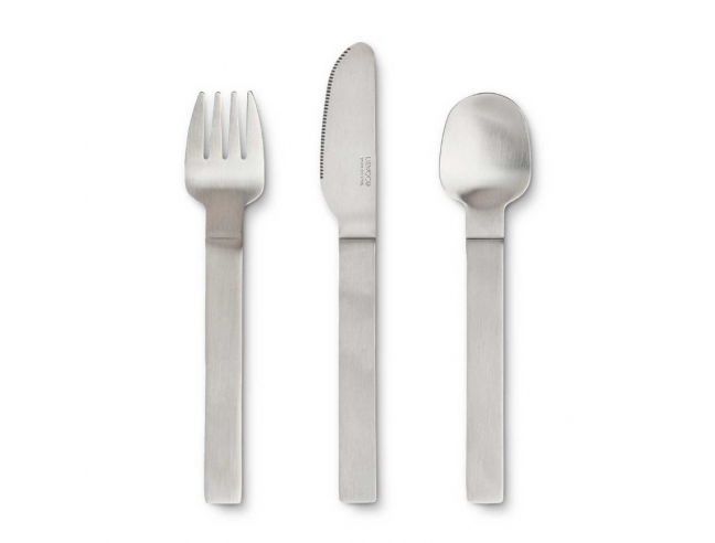 Cubiertos Metálicos Steel Liewood