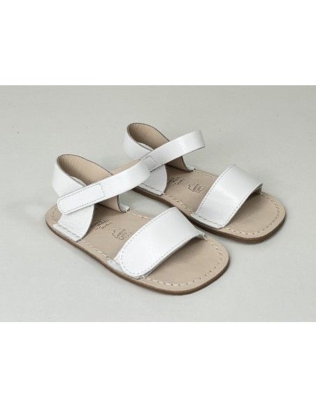 Sandalia Minimalista Ría Menorca Velvet Blanco