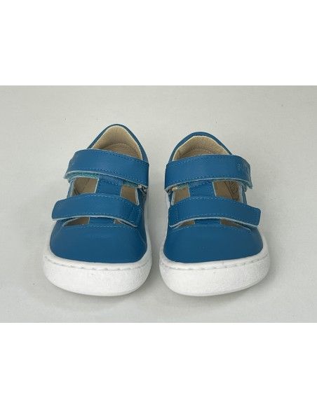 Sandalia barefoot Flexi Nens Piel Petrol