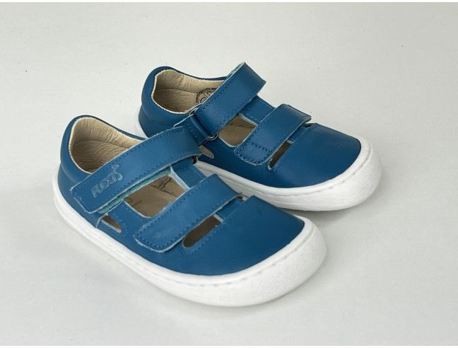 Sandalia barefoot Flexi Nens Piel Petrol