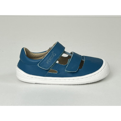 Sandalia barefoot Flexi Nens Piel Petrol