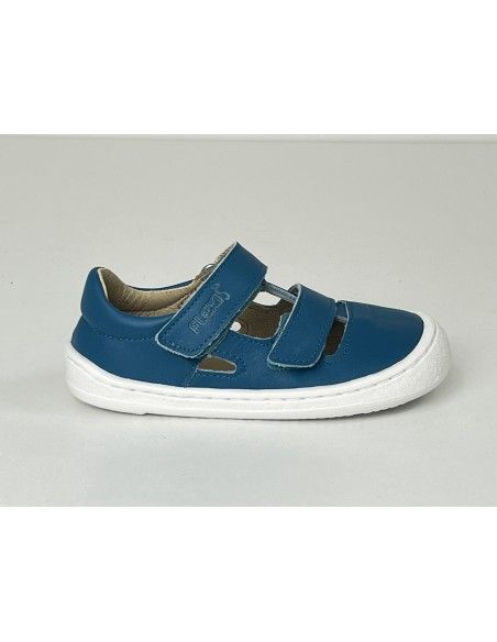 Sandalia barefoot Flexi Nens Piel Petrol