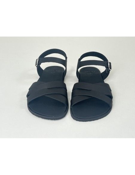 Sandalia barefoot Trenzada Flexi NENS Negro