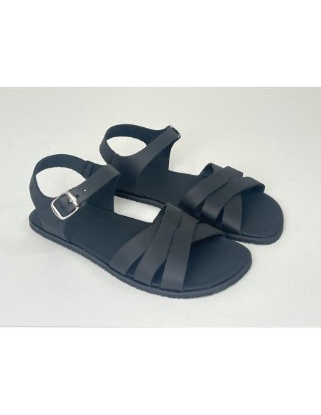 Sandalia barefoot Trenzada Flexi NENS Negro