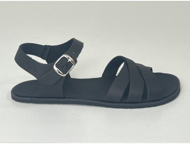 Sandalia barefoot Trenzada Flexi NENS Negro