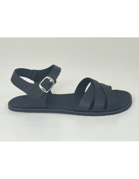 Sandalia barefoot Trenzada Flexi NENS Negro