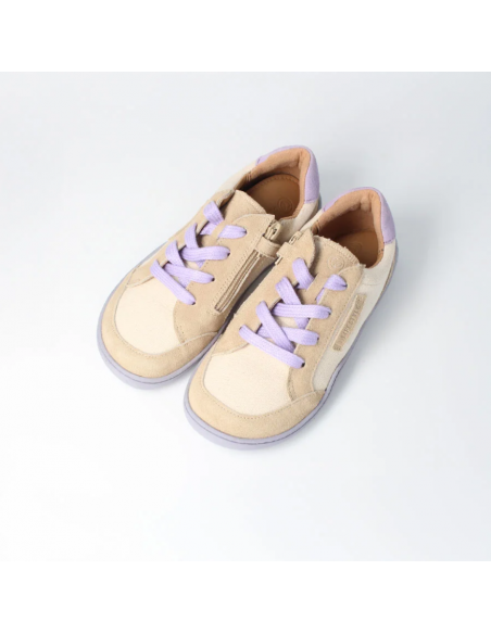 Deportiva barefoot tejida bLIFESTYLE  Beige/Lavanda