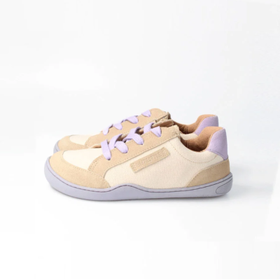 Deportiva barefoot tejida bLIFESTYLE  Beige/Lavanda