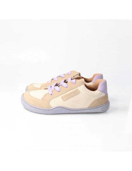 Deportiva barefoot tejida bLIFESTYLE  Beige/Lavanda