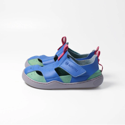 Sandalia barefoot vegana con velcro bLIFESTYLE Azulón