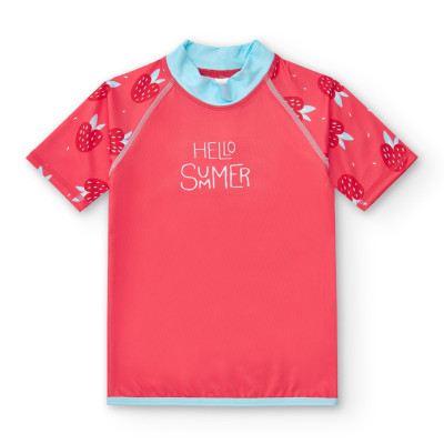 Camiseta Protección Solar M/C STRAWBERRIES BTBOX