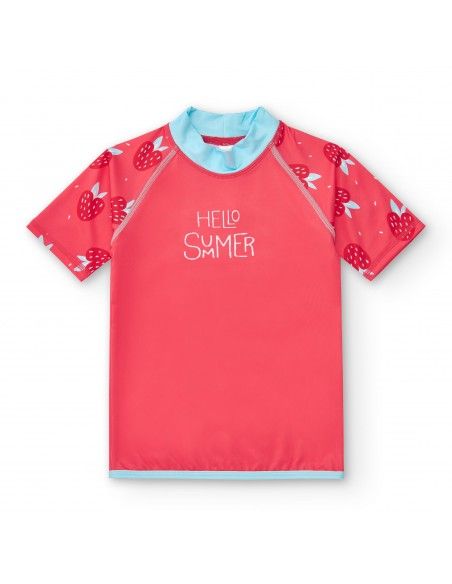 Camiseta Protección Solar M/C STRAWBERRIES BTBOX