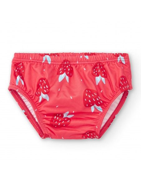 Bañador pañal con protección solar UPF 50+ STRAWBERRIES BTBOX