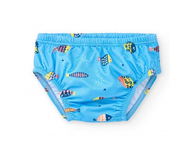 Bañador pañal con protección solar UPF 50+...