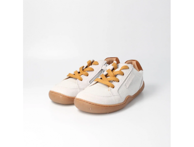 Deportiva barefoot tejida bLIFESTYLE Beige/Mostaza