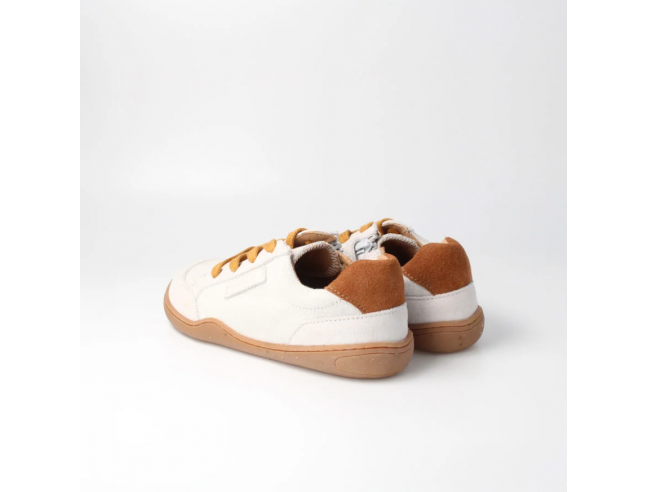 Deportiva barefoot tejida bLIFESTYLE Beige/Mostaza
