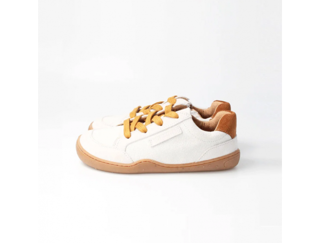 Deportiva barefoot tejida bLIFESTYLE Beige/Mostaza