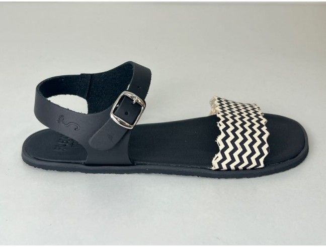 Sandalia barefoot Flexi NENS Arrow Blanco/Negro