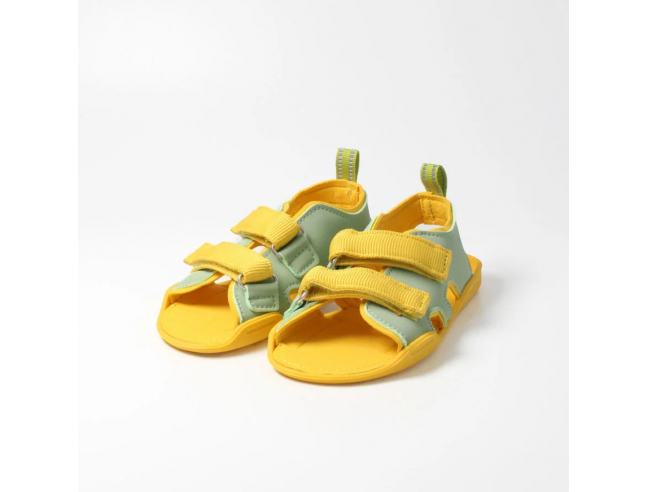 Sandalia barefoot abierta Amarilla