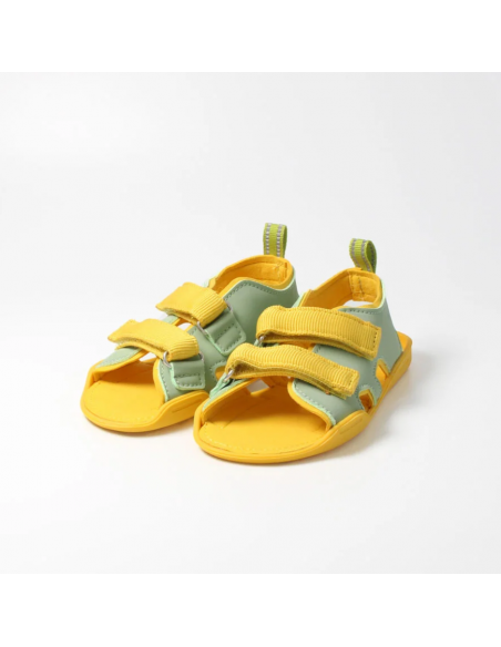 Sandalia barefoot abierta Amarilla